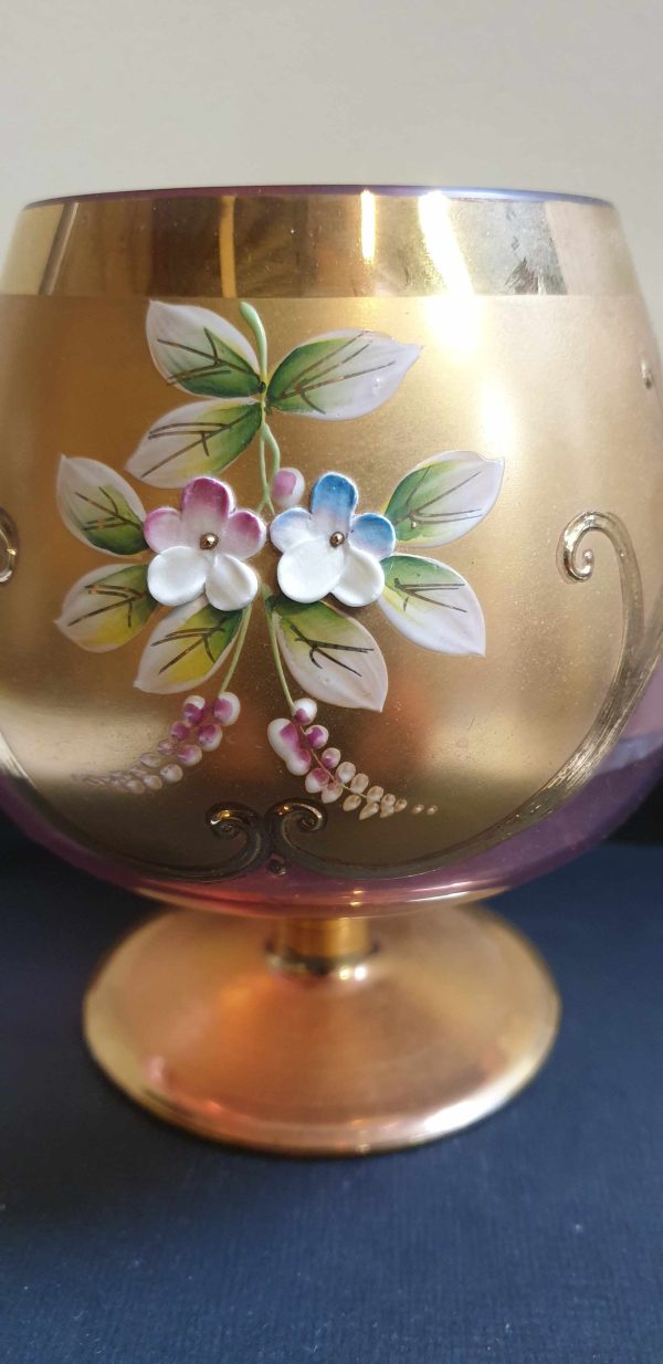 Murano cognac glas - Afbeelding 4