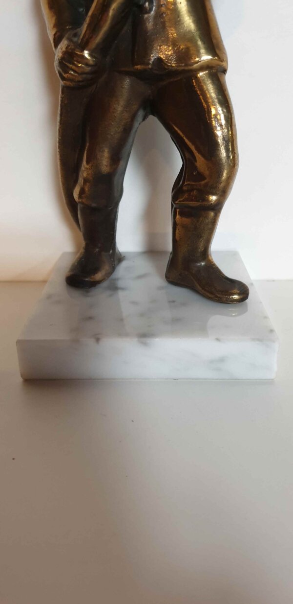 Bronzen beeld brandweerman - Afbeelding 2